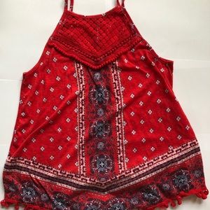 NOBO Red Design Top, XS